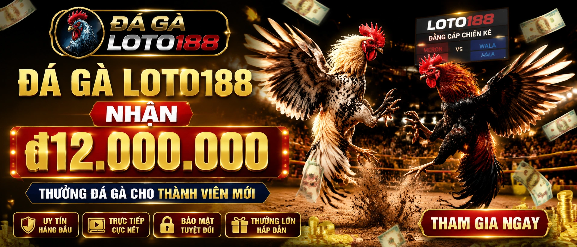 Danh mục Đá Gà Campuchia trên loto188.com.vc