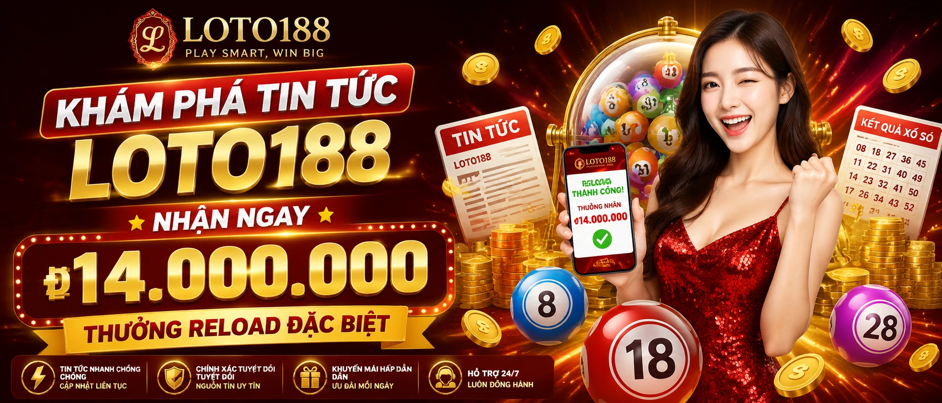 Bảng tin chuyên mục với nhiều khối bài viết và nhãn thời gian cập nhật