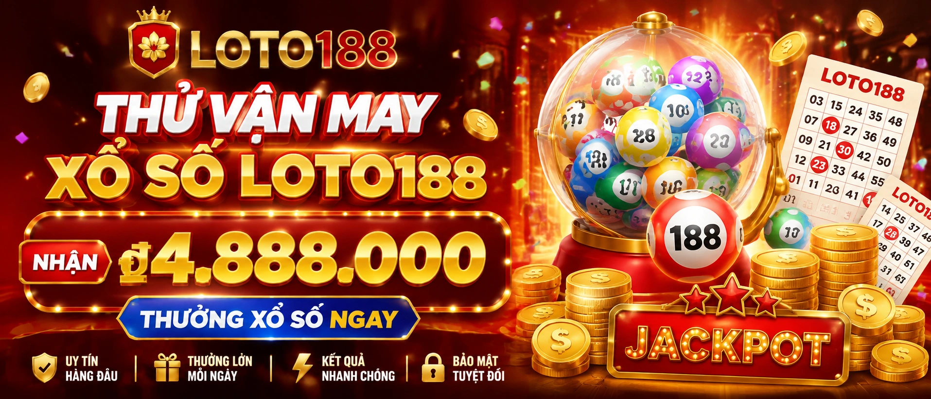 LOTO188 Xổ Số - bố cục danh mục và kết quả theo khu vực